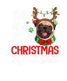 Discover This Is My Christmas Pajama Pug Dog Head Xmas