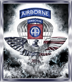 Discover 82nd Airborne Division Explosive Framed Maroon