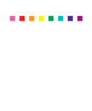 Discover Original LGBT Gay Pride Rainbow Squares 8-Color