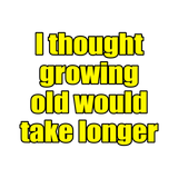 Discover Growing Older Funny Phrase