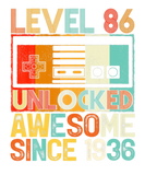 Discover Level 86 Unlocked Awesome Since 1936 86Th Birthday