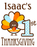 Discover Boys 1st Thanksgiving Personalized Turkey