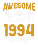Discover Awesome Since January 1994 Vintage 28Th Birthday F