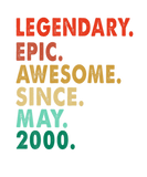 Discover Vintage Legendary Awesome Epic Since May 2000 21St