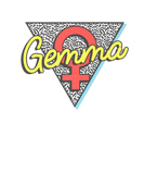 Discover Gemma Name Retro Triangle Personalized Gift