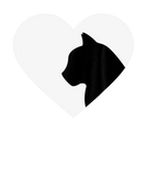 Discover Cat Heartbeat Design Love Cats Women's Girls Black