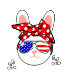 Discover Cute Mama Bunny Wear Sunglasses Flag For Easter Da