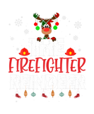 Discover The Firefighter Reindeer Christmas Pajama Family M