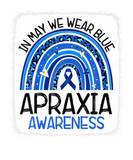 Discover Rainbow In May We Wear Ribbon Apraxia Awareness Mo