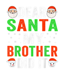 Discover Dear Santa My Brother Did I Kids Christmas Pajamas