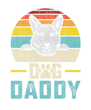 Discover Dog Daddy Vintage Eighties Style Corgi Dog Retro D