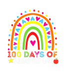 Discover 100 Days Of Kindergarten School Teacher Rainbow