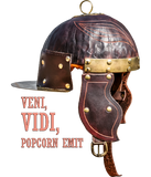 Discover Veni, Vidi, Popcorn emit Ancient Roman helmet