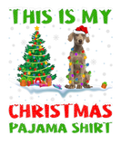 Discover This Is My Christmas Pajama Weimaraner Dog Christm