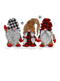Discover Three Gnomes In Leopard Printed Buffalo Plaid Sweat