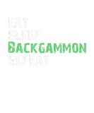 Discover Eat Sleep Backgammon Repeat - Funny Backgammon Pla