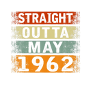 Discover Vintage Men Women 60Th Birthday Straight Outta May
