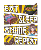 Discover Eat Sleep Anime Repeat Otaku Japanese Anime Manga