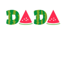 Discover Dada Watermelon Funny Summer Fruit Great Father's