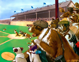Discover Dogs Playing Baseball