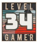 Discover Level 34 Gamer 34th Birthday Gaming