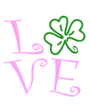 Discover Love Shamrock - Pink and Green