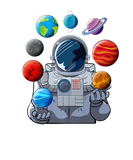 Discover Astronaut Planets Space Moon Galaxy Stars Spaceshi