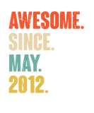 Discover Awesome Since May 2012 - 10 Year Old Gift 10Th Bir