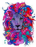 Discover Purple Psychedelic Lion