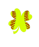Discover Softball Shamrock St Patrick's Day Leprechaun Iris