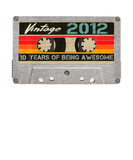 Discover Vintage 2012 Retro Cassette 10Th Birthday 10 Years