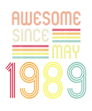 Discover 33 Year Old Awesome Since May 1989 Gifts 50Th Birt