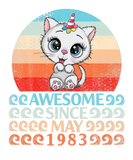 Discover Unicorn Cat Awesome Since May 1983 Happy Birthday