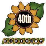 Discover Sunflower 40th Birthday Gifts