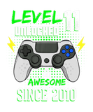 Discover Level 11 Unlocked Awesome Since 2010 Video Game Gi