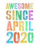 Discover AWESOME SINCE APRIL 2020 Vintage 2Th Birthday