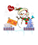 Discover I Love Being A Mom Snowman Christmas Funny Xmas