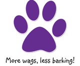 Discover Funny Dog  Purple Paw