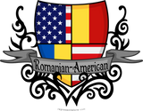 Discover Romanian-American Shield Flag