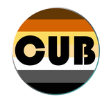 Discover Bear Pride Rainbow Flag Circle Cub