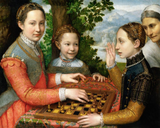 Discover Game of Chess by Sofonisba Anguissola - Circa 1555