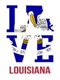 Discover Louisiana USA state love