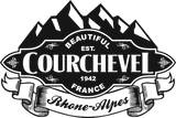 Discover Courchevel Mountain Emblem Black