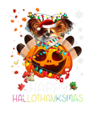 Discover Funny Papillon Dog Happy Thanksgiving Halloween Xm