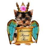 Discover Girly Yorkie Angel Wings Puppy Dog