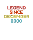 Discover Legend Since December 2000 Retro Birthday Gift