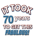 Discover 70th year birthday designs
