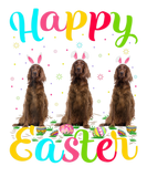 Discover Funny Easter Egg Bunny Irish Setter Dog Happy East