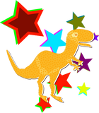 Discover Color Stars T-Rex Dinosaur