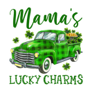 Discover Mama's Lucky Charm Green Truck Shamrocks St Patric